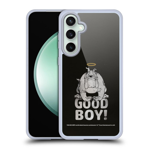 Tom and Jerry Typography Art Good Boy Soft Gel Case for Samsung Galaxy S23 FE 5G & MagSafe