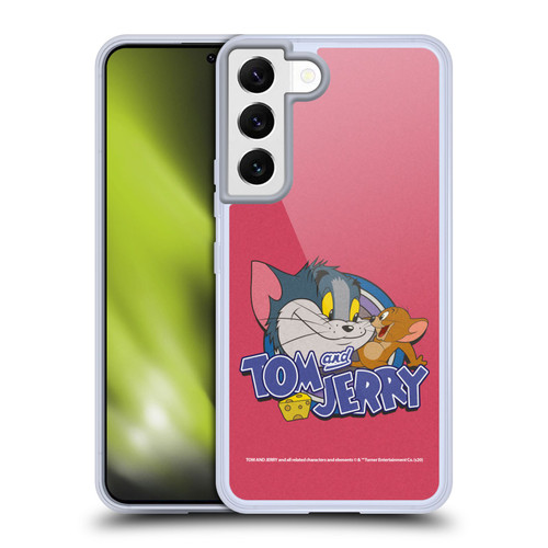 Tom and Jerry Typography Art Classic Soft Gel Case for Samsung Galaxy S22 5G & MagSafe