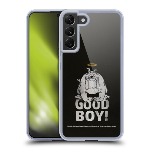 Tom and Jerry Typography Art Good Boy Soft Gel Case for Samsung Galaxy S22+ 5G & MagSafe