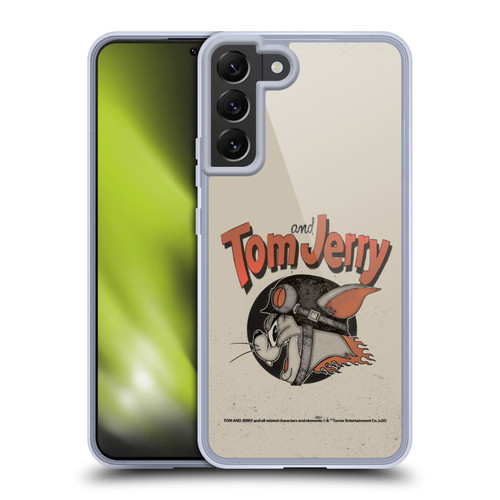 Tom and Jerry Typography Art Jerry Soft Gel Case for Samsung Galaxy S22+ 5G & MagSafe