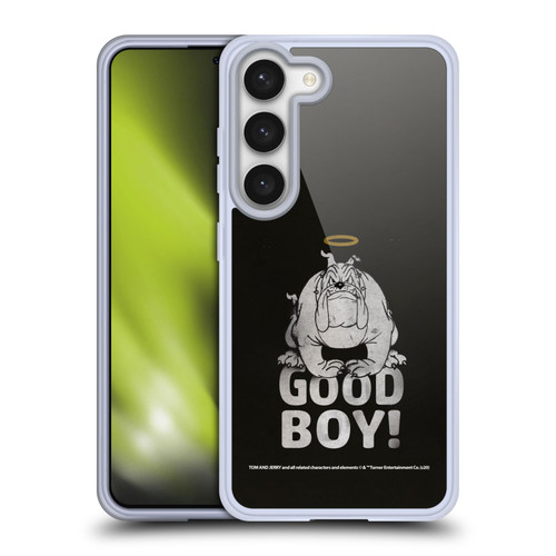 Tom and Jerry Typography Art Good Boy Soft Gel Case for Samsung Galaxy S23 5G & MagSafe