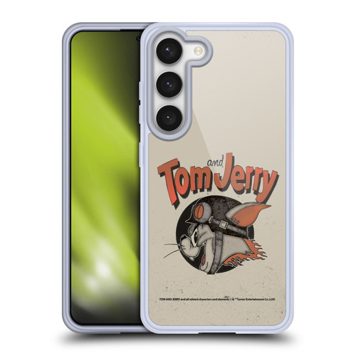 Tom and Jerry Typography Art Jerry Soft Gel Case for Samsung Galaxy S23 5G & MagSafe