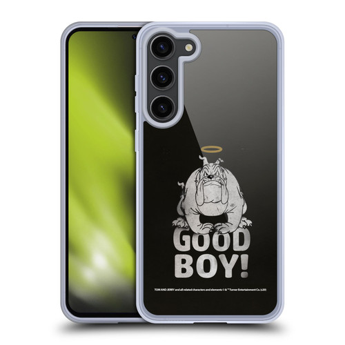 Tom and Jerry Typography Art Good Boy Soft Gel Case for Samsung Galaxy S23+ 5G & MagSafe