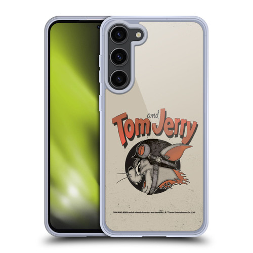 Tom and Jerry Typography Art Jerry Soft Gel Case for Samsung Galaxy S23+ 5G & MagSafe