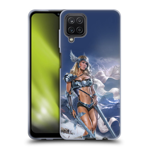 Tom Wood Fantasy Women Warrior Soft Gel Case for Samsung Galaxy A12 (2020)