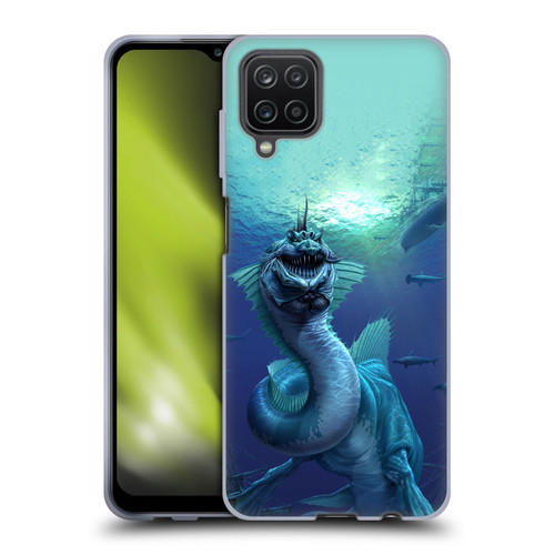 Tom Wood Fantasy What Dwells Below Sea Dragon Soft Gel Case for Samsung Galaxy A12 (2020)
