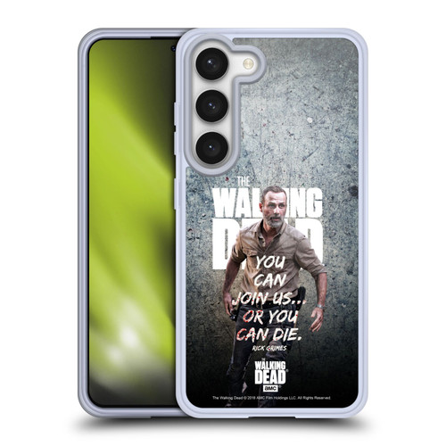 AMC The Walking Dead Rick Grimes Legacy Join Us Soft Gel Case for Samsung Galaxy S23 5G & MagSafe