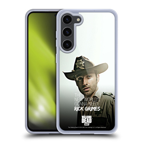 AMC The Walking Dead Rick Grimes Legacy Deputy Hat Soft Gel Case for Samsung Galaxy S23+ 5G & MagSafe