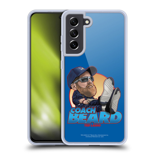 Ted Lasso Season 3 Bobbleheads Coach Beard Soft Gel Case for Samsung Galaxy S21 FE 5G & MagSafe