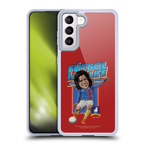 Ted Lasso Season 3 Bobbleheads Futbol Is Life Soft Gel Case for Samsung Galaxy S21 5G & MagSafe