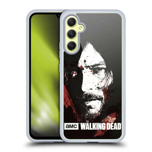AMC The Walking Dead Gore Blood Bath Daryl Soft Gel Case for Samsung Galaxy A34 5G