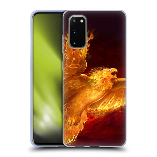 Tom Wood Fire Creatures Phoenix Soft Gel Case for Samsung Galaxy S20 / S20 5G