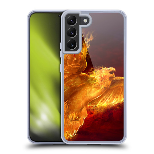 Tom Wood Fire Creatures Phoenix Soft Gel Case for Samsung Galaxy S22+ 5G & MagSafe