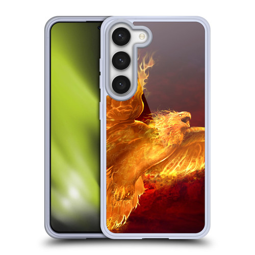 Tom Wood Fire Creatures Phoenix Soft Gel Case for Samsung Galaxy S23 5G & MagSafe