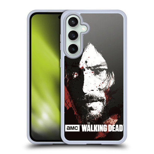 AMC The Walking Dead Gore Blood Bath Daryl Soft Gel Case for Samsung Galaxy S23 FE 5G & MagSafe