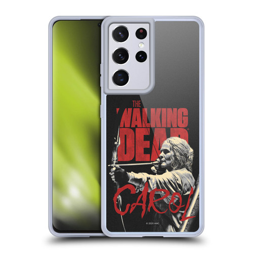 AMC The Walking Dead Season 10 Character Portraits Carol Soft Gel Case for Samsung Galaxy S21 Ultra 5G & MagSafe