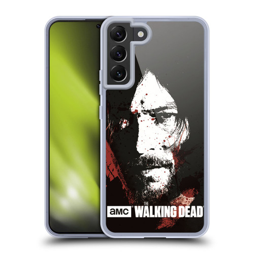 AMC The Walking Dead Gore Blood Bath Daryl Soft Gel Case for Samsung Galaxy S22+ 5G & MagSafe