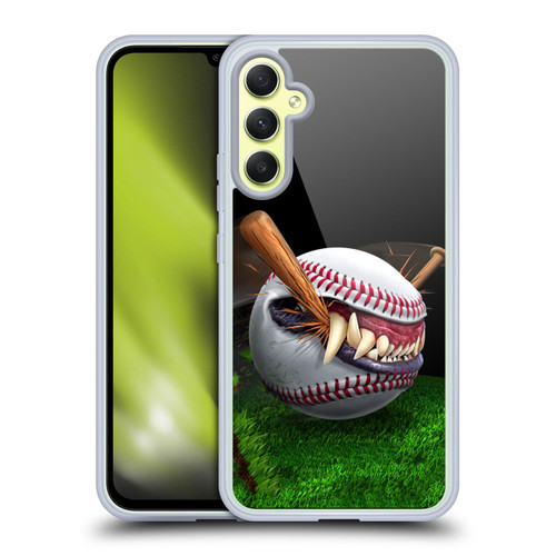 Tom Wood Monsters Baseball Soft Gel Case for Samsung Galaxy A34 5G
