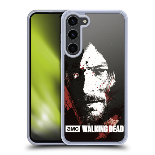 AMC The Walking Dead Gore Blood Bath Daryl Soft Gel Case for Samsung Galaxy S23+ 5G & MagSafe