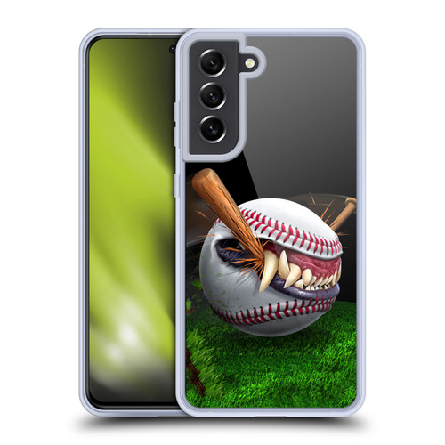 Tom Wood Monsters Baseball Soft Gel Case for Samsung Galaxy S21 FE 5G & MagSafe