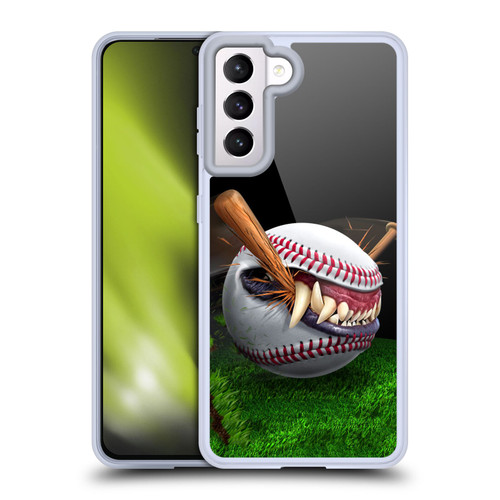 Tom Wood Monsters Baseball Soft Gel Case for Samsung Galaxy S21 5G & MagSafe