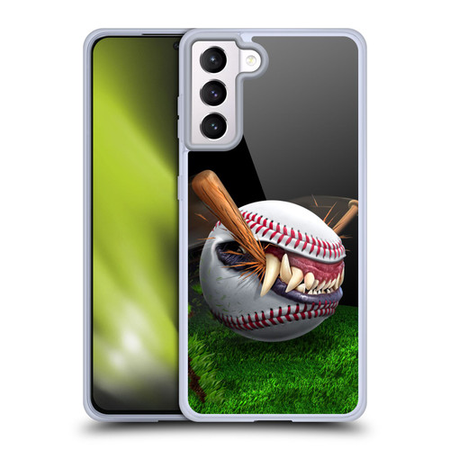 Tom Wood Monsters Baseball Soft Gel Case for Samsung Galaxy S21+ 5G & MagSafe