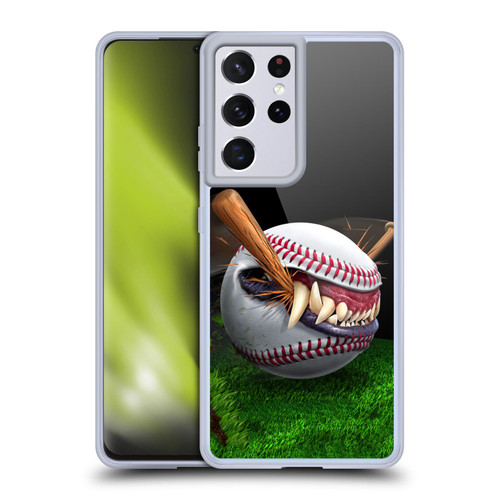 Tom Wood Monsters Baseball Soft Gel Case for Samsung Galaxy S21 Ultra 5G & MagSafe