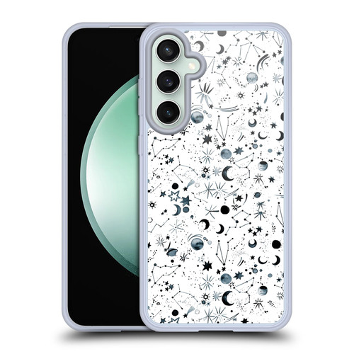 Ninola Patterns 4 Astrology Space White Soft Gel Case for Samsung Galaxy S23 FE 5G & MagSafe