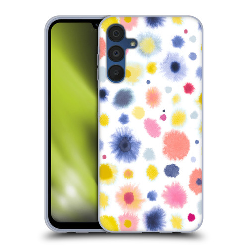 Ninola Pattern Abstract Watercolor Dots Soft Gel Case for Samsung Galaxy A15 & MagSafe