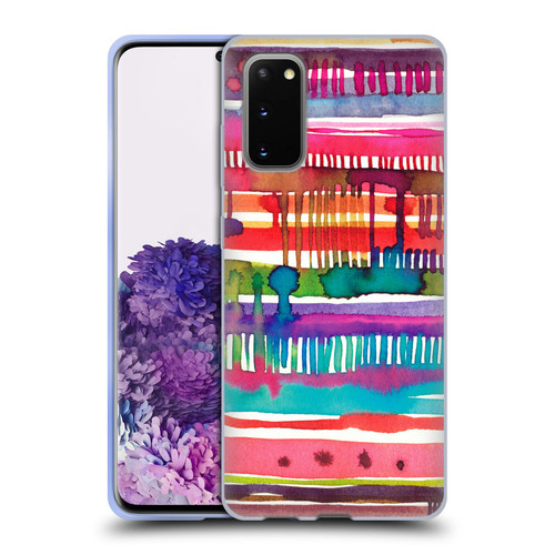 Ninola Watercolor Prints Lines Soft Gel Case for Samsung Galaxy S20 / S20 5G