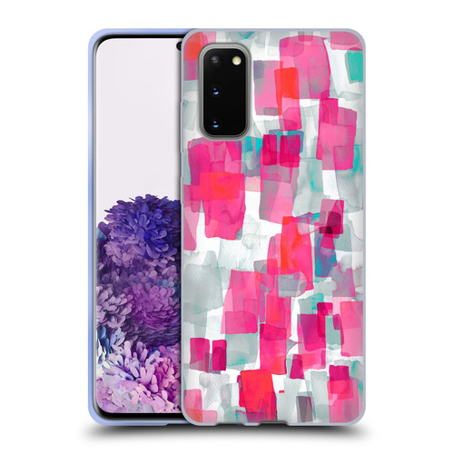 Ninola Watercolor Prints Pink Soft Gel Case for Samsung Galaxy S20 / S20 5G
