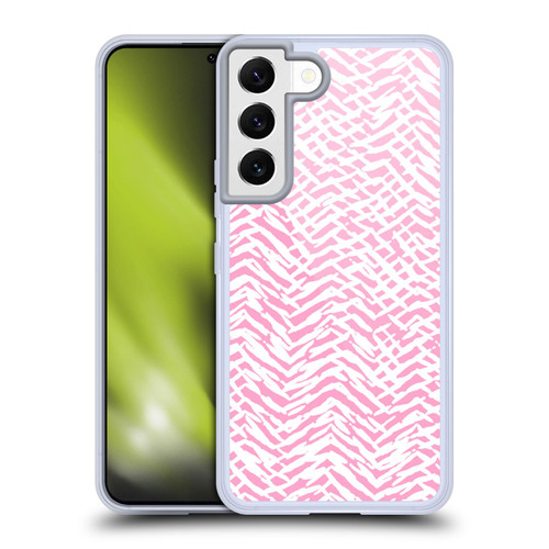 Ninola Patterns 4 Leopard Marks Pink Soft Gel Case for Samsung Galaxy S22 5G & MagSafe
