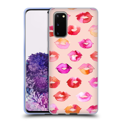 Ninola Watercolor Prints Sweet Kisses Soft Gel Case for Samsung Galaxy S20 / S20 5G