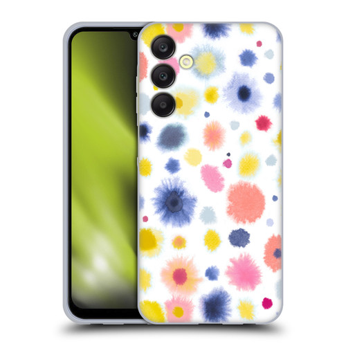 Ninola Pattern Abstract Watercolor Dots Soft Gel Case for Samsung Galaxy A25 5G
