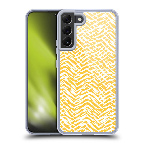 Ninola Patterns 4 Leopard Marks Mustard Soft Gel Case for Samsung Galaxy S22+ 5G & MagSafe
