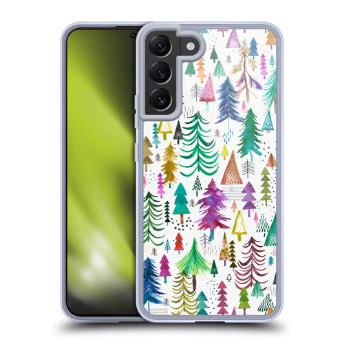 Ninola Patterns 4 Colourful Pines Soft Gel Case for Samsung Galaxy S22+ 5G & MagSafe
