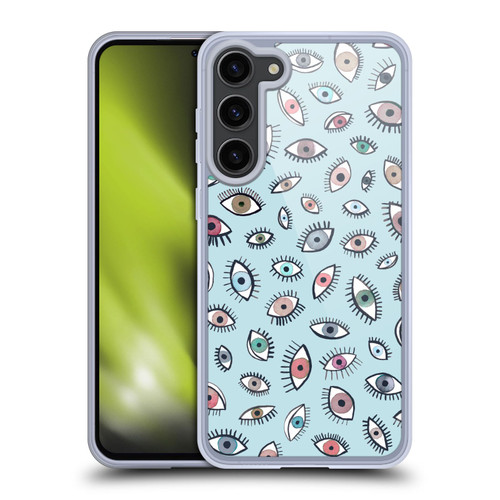 Ninola Patterns 4 Eyes Blue Soft Gel Case for Samsung Galaxy S23+ 5G & MagSafe