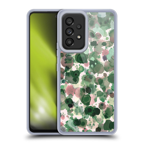 Ninola Pattern Abstract Green Moss Soft Gel Case for Samsung Galaxy A53 5G (2022)