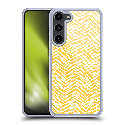 Ninola Patterns 4 Leopard Marks Mustard Soft Gel Case for Samsung Galaxy S23+ 5G & MagSafe