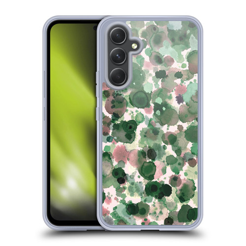 Ninola Pattern Abstract Green Moss Soft Gel Case for Samsung Galaxy A54 5G
