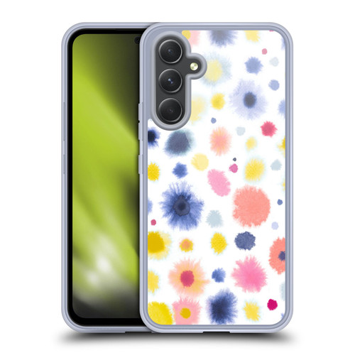 Ninola Pattern Abstract Watercolor Dots Soft Gel Case for Samsung Galaxy A54 5G