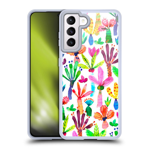 Ninola Summer Patterns Palms Garden Soft Gel Case for Samsung Galaxy S21 5G & MagSafe