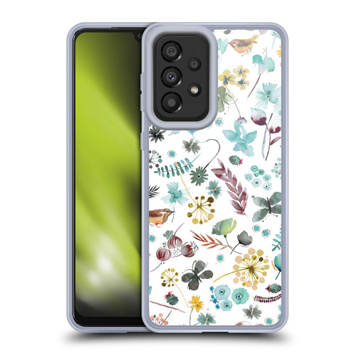 Ninola Spring Floral Butterfly Nature Soft Gel Case for Samsung Galaxy A33 5G (2022)