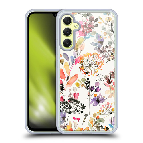 Ninola Wild Grasses Multicolor Soft Gel Case for Samsung Galaxy A34 5G