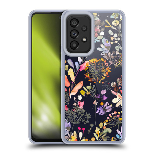 Ninola Wild Grasses Black Soft Gel Case for Samsung Galaxy A53 5G (2022)