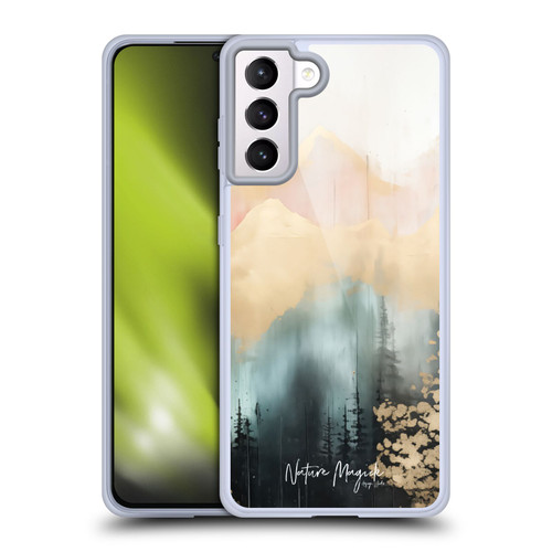 Nature Magick Fascinating Hills Watercolor Soft Gel Case for Samsung Galaxy S21+ 5G & MagSafe