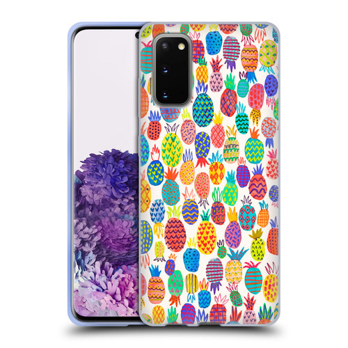 Ninola Patterns Cute Pineapples Soft Gel Case for Samsung Galaxy S20 / S20 5G