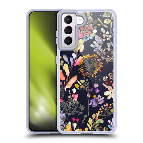 Ninola Wild Grasses Black Soft Gel Case for Samsung Galaxy S21 5G & MagSafe