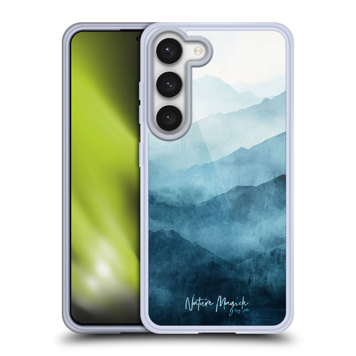 Nature Magick Fascinating Hills Blue Range Soft Gel Case for Samsung Galaxy S23 5G & MagSafe