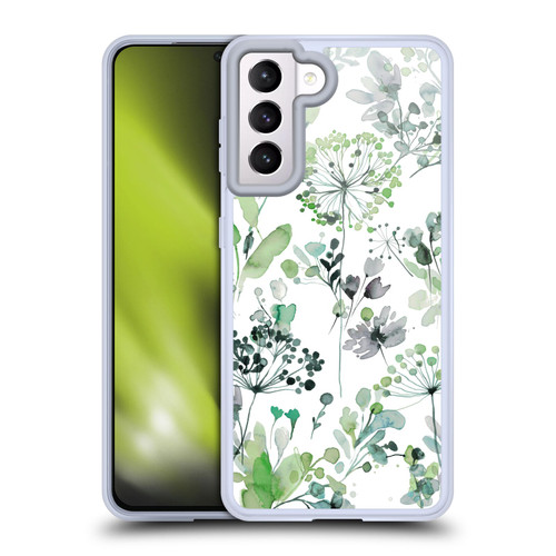 Ninola Wild Grasses Eucalyptus Soft Gel Case for Samsung Galaxy S21 5G & MagSafe